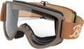 BILTWELL Moto 2.0 Goggle - Script / Chocolate / Clear Lens 2601-2249