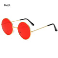 1PC Vintage Small Frame Shades Retro Oval Black Sunglasses Unisex Luxury Brand Designer Pink Sun Glasses Female Travel Eyewear