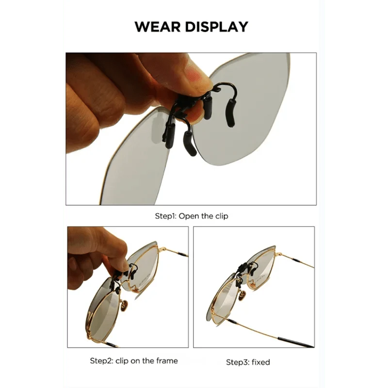 Unisex Clip-On Polarized Sunglasses | UV Protection
