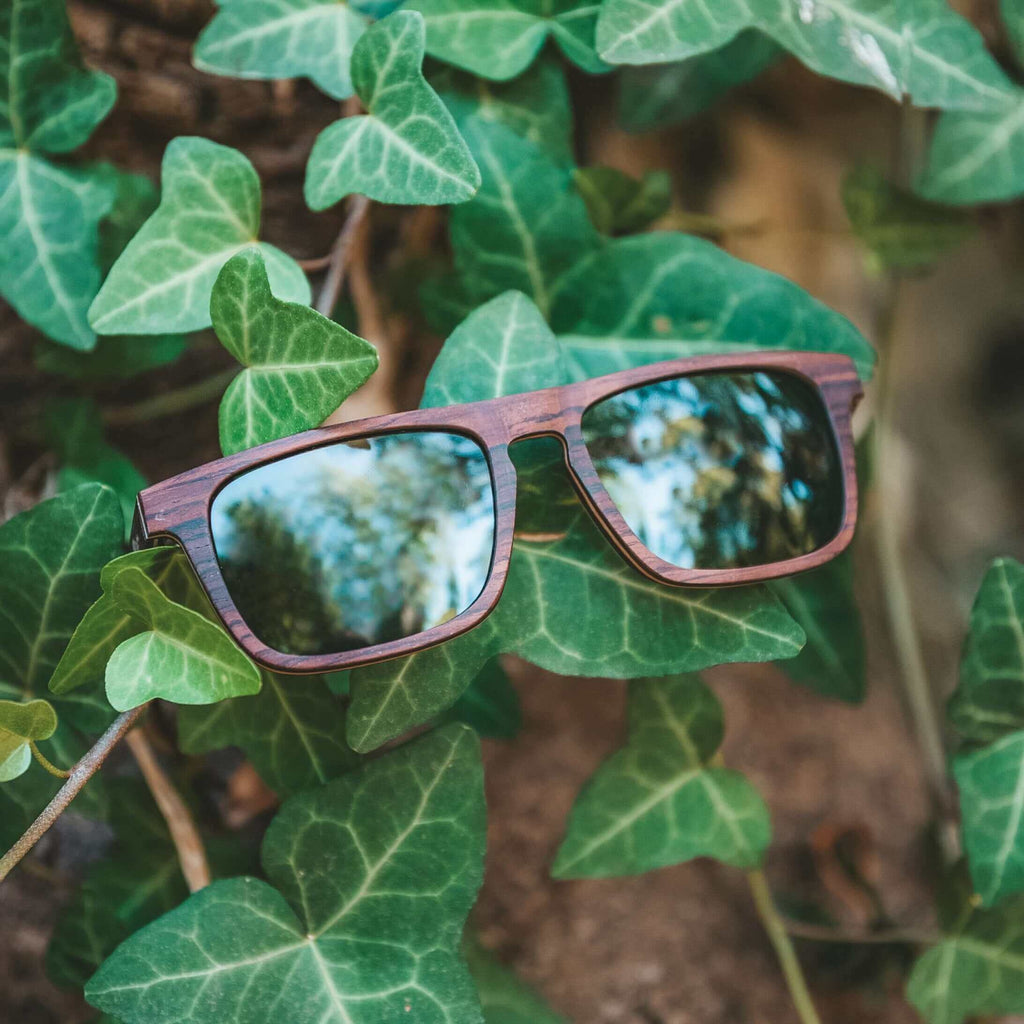 Palau - Rectangle Wooden Sunglasses