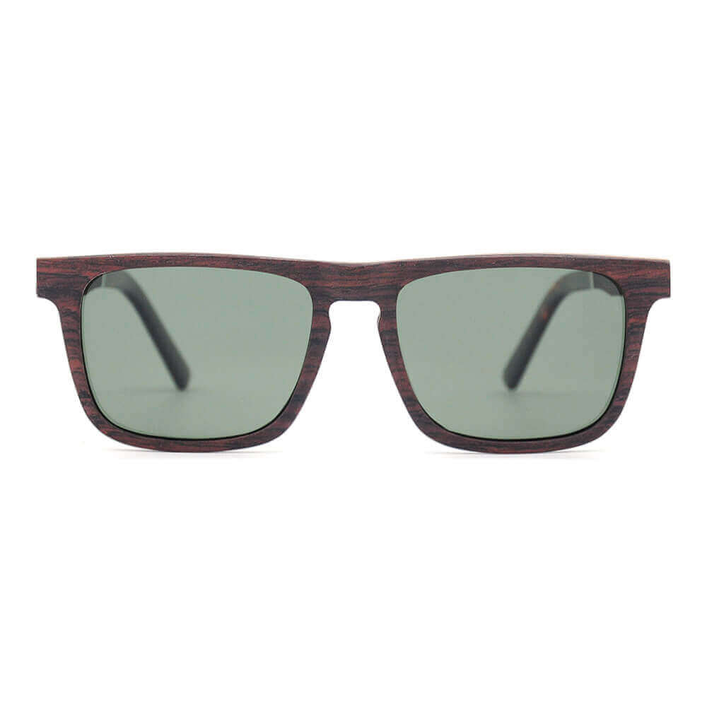 Palau - Rectangle Wooden Sunglasses