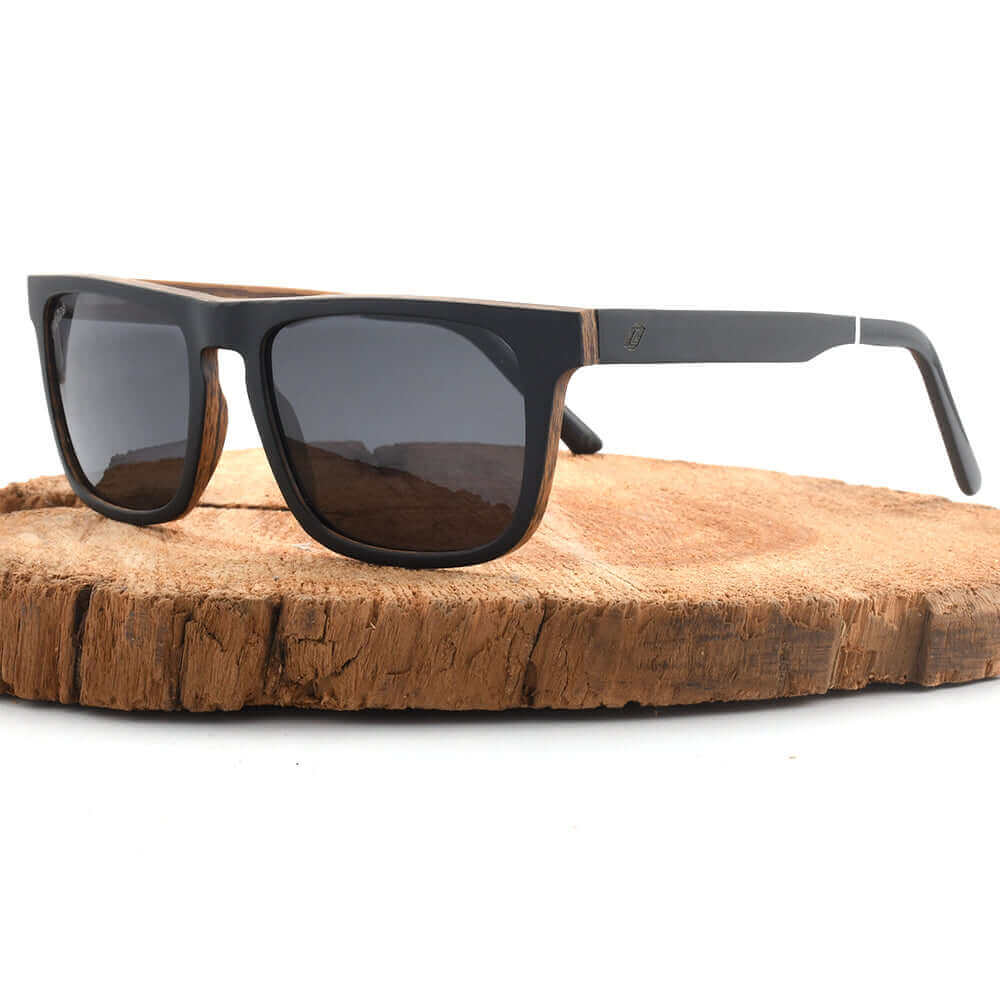 Palau - Rectangle Wooden Sunglasses
