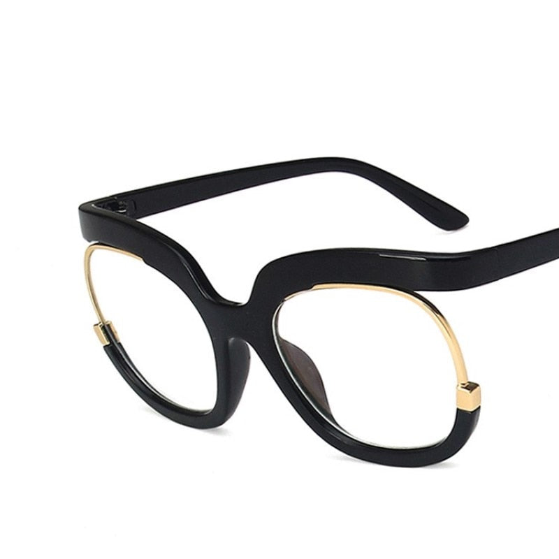 Oversized Round Blue Light Filtering Sunglasses